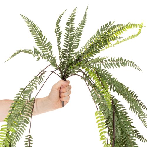Helecho artificial, rama decorativa de helecho para pegar y colgar, 118 cm. | Floristik24.es