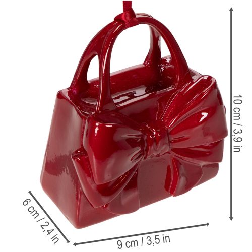 Bolso decorativo con lazo para colgar, 10 cm | Floristik24.es