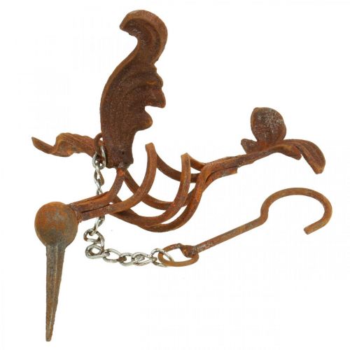 Floristik24 Colibrí decoración jardín pátina metal pájaro para colgar 24×19cm
