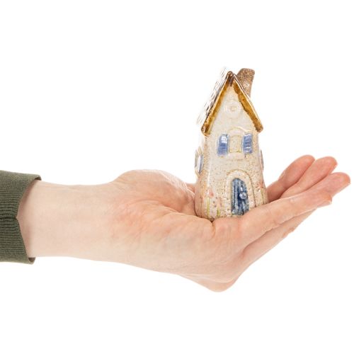 Artículo Decoración de cerámica para interiores y macetas. Ideal como regalo. 10 cm (3 piezas).