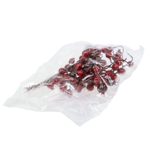 Floristik24 Rama de rosa mosqueta artificial 21cm 6pcs