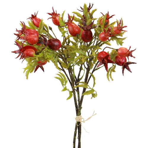 Artículo Decoración de escaramujo ramas artificiales de escaramujo L48cm 3 piezas