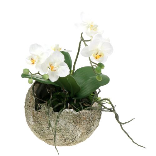 Floristik24 Bola de hormigón para plantar Ø15cm H13,5cm