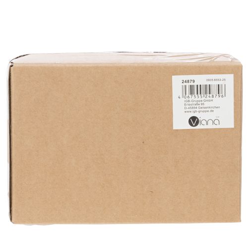 Artículo Conejito de Pascua decorativo fabricado en plástico, suministrado en forma de conejito, 11cm, 4 piezas.