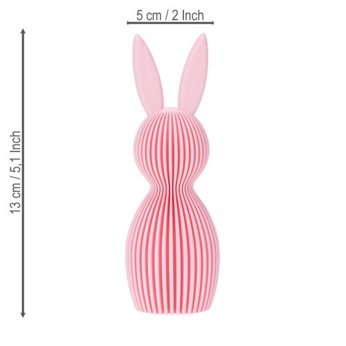 Artículo Conejito de Pascua decorativo, símbolo de una decoración primaveral para el hogar, 13 cm, 3 piezas