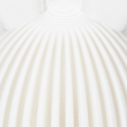 Artículo Figura decorativa de conejo con aspecto plegado para diseño interior moderno, salón u oficina, 13 cm, 3 piezas