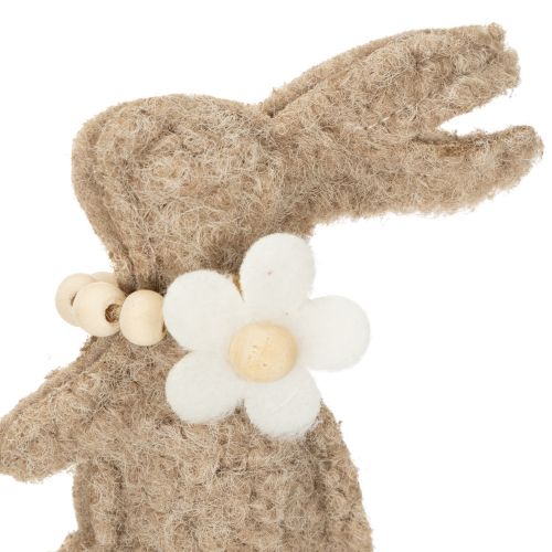 Artículo Figura decorativa de conejo de Pascua para decoraciones primaverales y acentos de temporada, 42 cm, 8 piezas