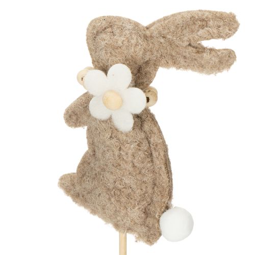 Artículo Figura decorativa de conejo de Pascua para decoraciones primaverales y acentos de temporada, 42 cm, 8 piezas