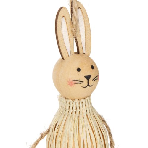 Artículo Adornos colgantes de conejito de Pascua para decoración festiva de Pascua, 12 cm, 4 piezas