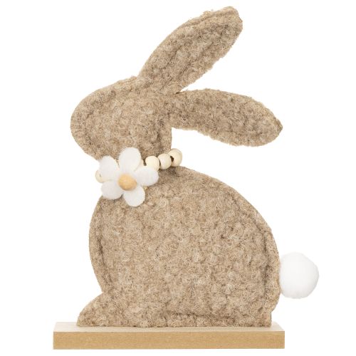 Artículo Figura de conejo de Pascua, decoración de primavera para sala de estar y mesa, 18 cm, 6 unidades