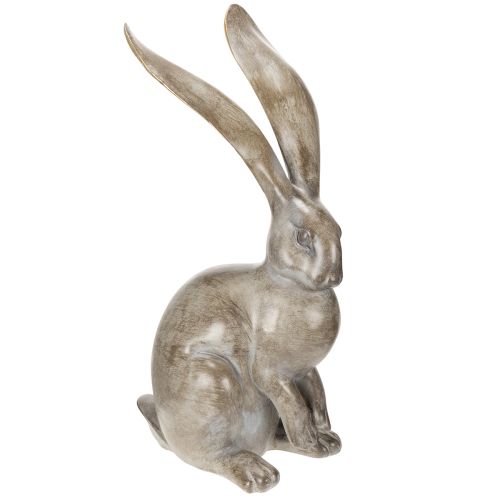 Floristik24 Figura decorativa de conejo para una elegante decoración de primavera y Pascua, 52 cm