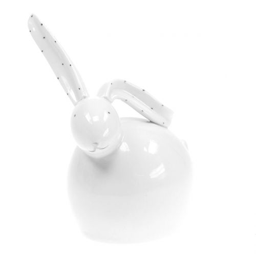 Floristik24 Conejo de ceramica blanco 14cm 2uds