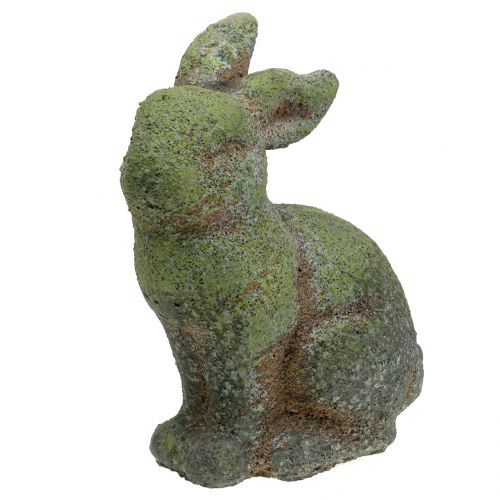 Floristik24 Figurita de jardín conejo mossed 20cm x 13cm H25cm