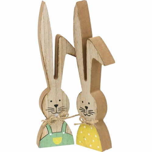 Decoración conejito feliz, primavera, pareja de conejitos de Pascua, decoración de madera para poner H19cm 6pcs - comprar barato en línea Decoración conejito feliz, primavera, pareja de conejitos de Pascua, decoración de madera para poner H19cm 6pcs - comprar barato en línea