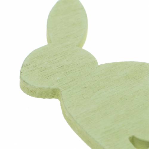 Artículo Decoración dispersa Conejito de pascua madera 5.2cm 40pcs