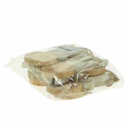 Floristik24 Conejito de Pascua para colgar color crema, madera natural surtido Al. 10,5 cm 8 piezas