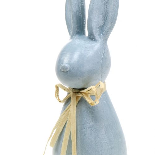 Floristik24 Conejito de Pascua Grande Azul H47cm