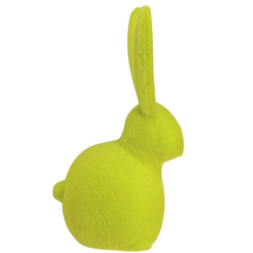 Floristik24 Pequeños conejitos de Pascua sentados, con adornos de colores (segunda opción), 13 cm, 8 piezas