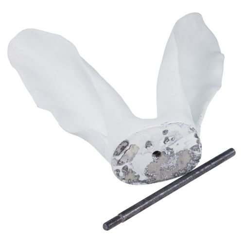 Floristik24 Decoración de conejo orejas de conejo piedra artificial blanca 31×9,5×41cm