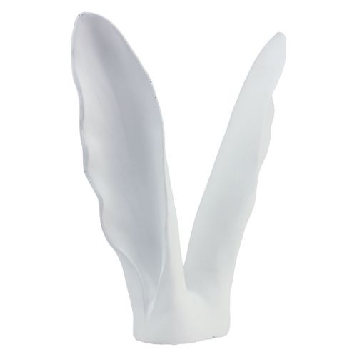 Floristik24 Decoración de conejo orejas de conejo piedra artificial blanca 31×9,5×41cm