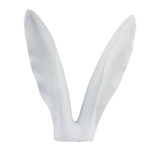 Floristik24 Conejo decoración orejas de conejo blanco poliresina 29×7,5×31,5cm