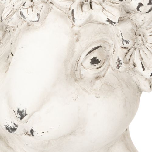 Artículo Conejo decorativo con diseño detallado para ideas atemporales de primavera y Pascua, 34 cm