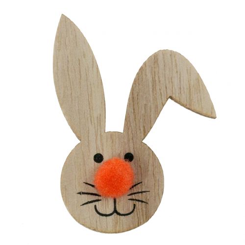 Floristik24 Conejitos de pascua madera en vaso 36uds