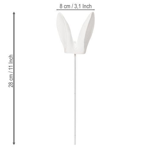 Artículo Orejas de conejo para celebraciones y decoraciones festivas de Pascua, 28 cm, 8 piezas