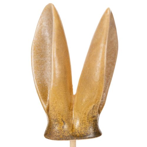 Artículo Estaca de jardín con orejas de conejo, figura de animal primaveral para decoración de jardín y Pascua, 29 cm, 4 piezas