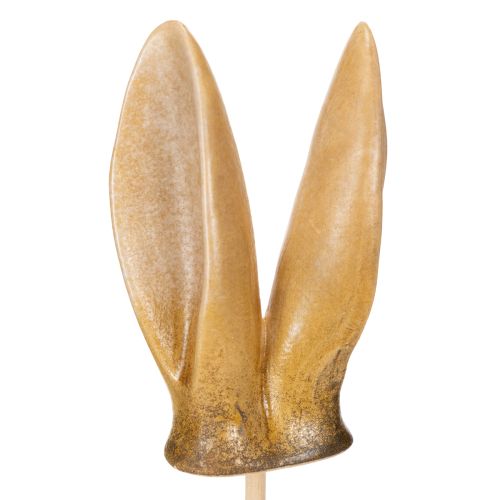 Decoraciones de Pascua, orejas de conejo, estacas de jardín nostálgicas para embellecer el jardín en Pascua, 35 cm, 2 piezas