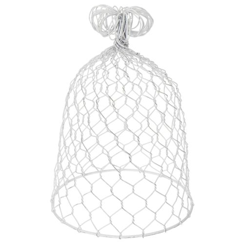 Campana de alambre vintage para decoración de mesa de estilo rústico, 23 cm