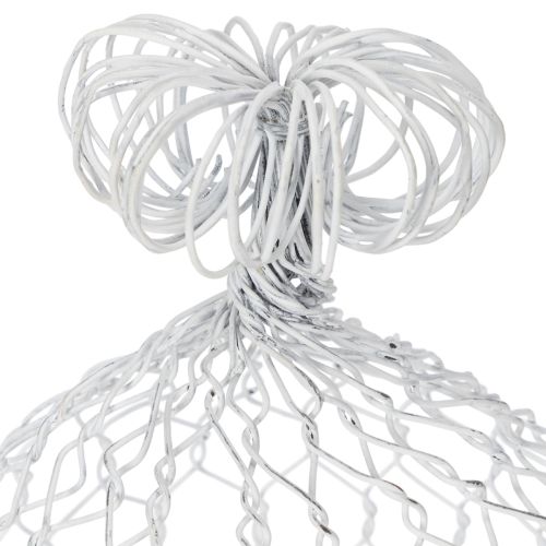 Artículo Campana de alambre vintage para decoración de mesa de estilo rústico, 23 cm