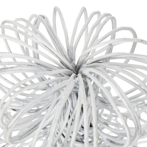 Artículo Campana de alambre vintage para decoración de mesa de estilo rústico, 23 cm