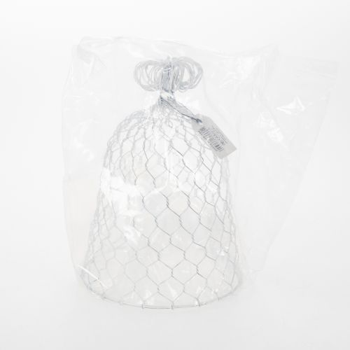 Artículo Campana de alambre vintage para decoración de mesa de estilo rústico, 23 cm