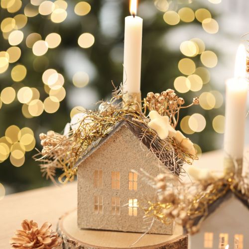 Farol de metal decorativo de 16 cm | Floristik24.es