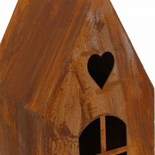 Linterna casa metal decoración casa ventana pátina juego de 3