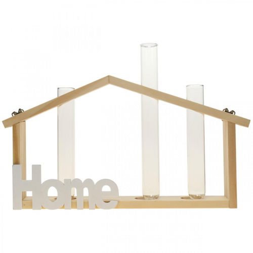 Artículo Decoración de pared madera deco home probeta 27,5x4,5x14,5cm