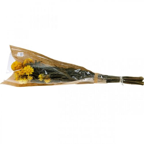 Artículo Manojo decorativo de flores secas secas amarillas de paja 75g