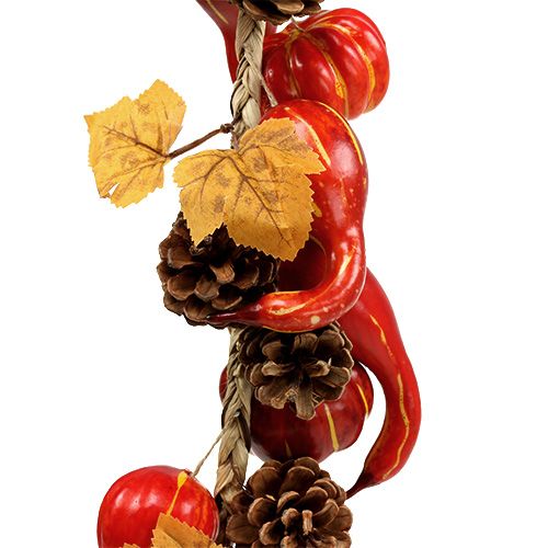Floristik24 Guirnalda de otoño calabaza, conos 60cm