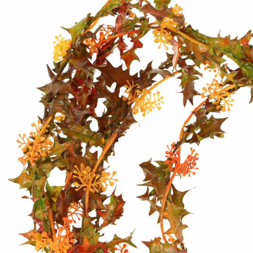 Floristik24 Guirnalda de otoño naranja 3m