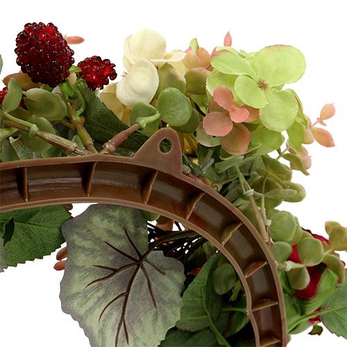Floristik24 Corona de otoño con flores, bayas Ø38cm