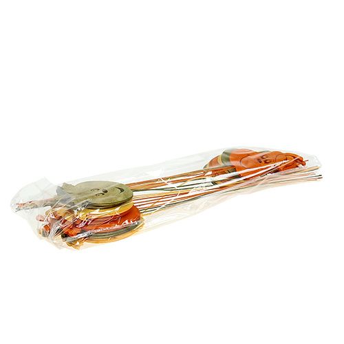 Floristik24 Otoño tapón manzana, pera culo mixto. L33cm 12 piezas