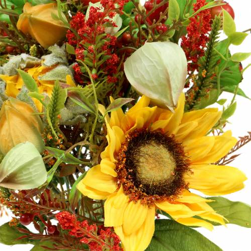 Floristik24 Ramo de girasoles de otoño Ø30cm