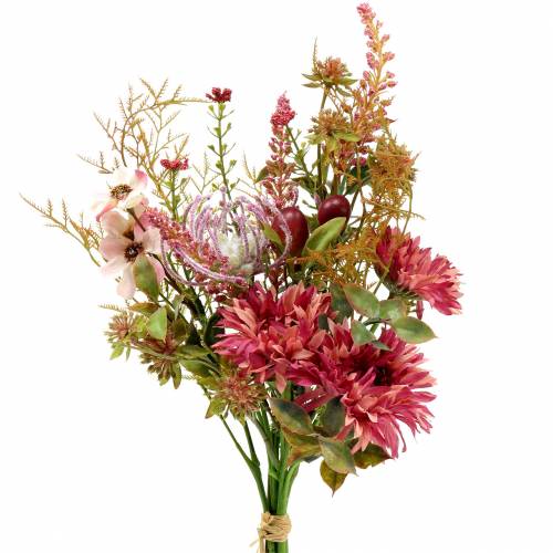 Floristik24 Ramo de flores otoño fucsia 40cm