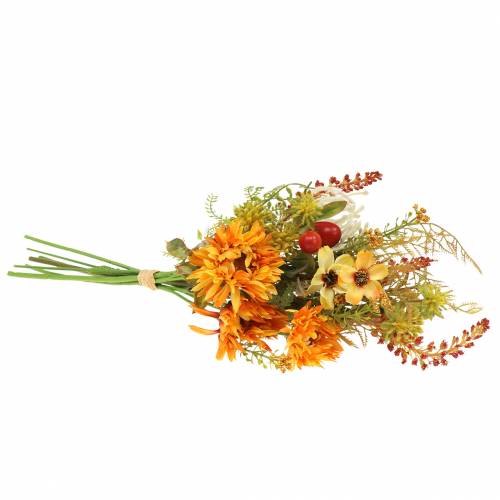 Floristik24 Ramo de flores otoño naranja 40cm