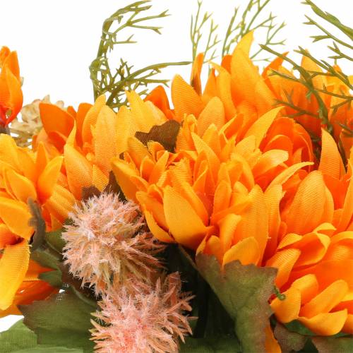 Floristik24 Ramo de Crisantemos Mix Naranja 35cm
