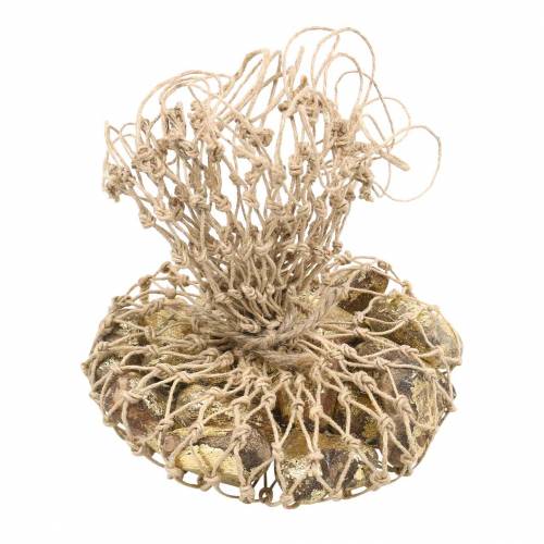 Floristik24 Corazones de madera natural, dorado, plateado madera de mango 3,5-4,2 cm × 3,6-4,5 cm 18 piezas