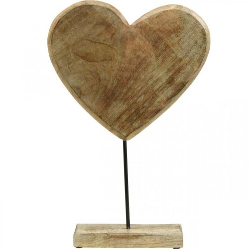 Floristik24 Corazón para poner Día de San Valentín Decoración de boda Día de la madre Decoración de madera H45cm