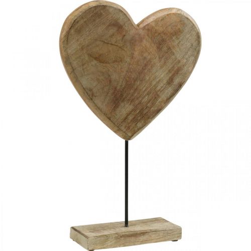 Floristik24 Corazón para poner Día de San Valentín Decoración de boda Día de la madre Decoración de madera H45cm
