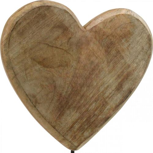 Floristik24 Corazón para poner Día de San Valentín Decoración de boda Día de la madre Decoración de madera H45cm